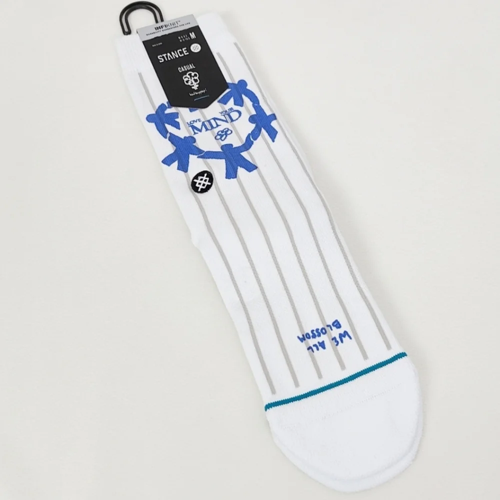 NEW! Stance Christian Gonzalez Men's Crew Socks Medium Love Your Mind Baseball